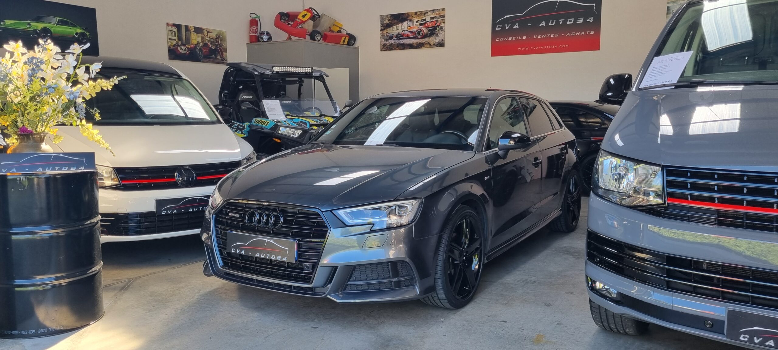 AUDI A3 SPORTBACK 2.0L TDI 150CH QUATTRO DESIGN LUXE PACK S-LINE