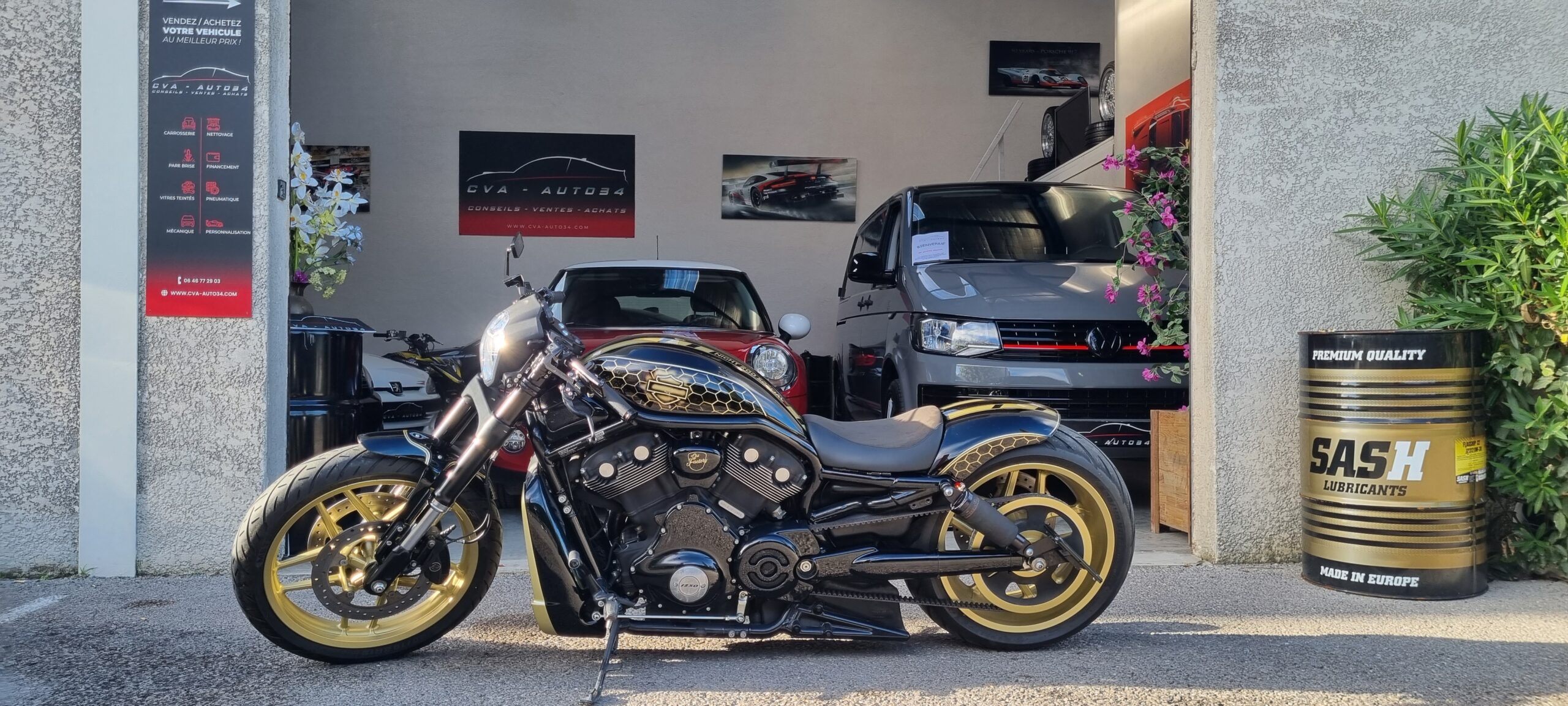 HARLEY DAVIDSON NIGHT ROD (Préparation Unique)