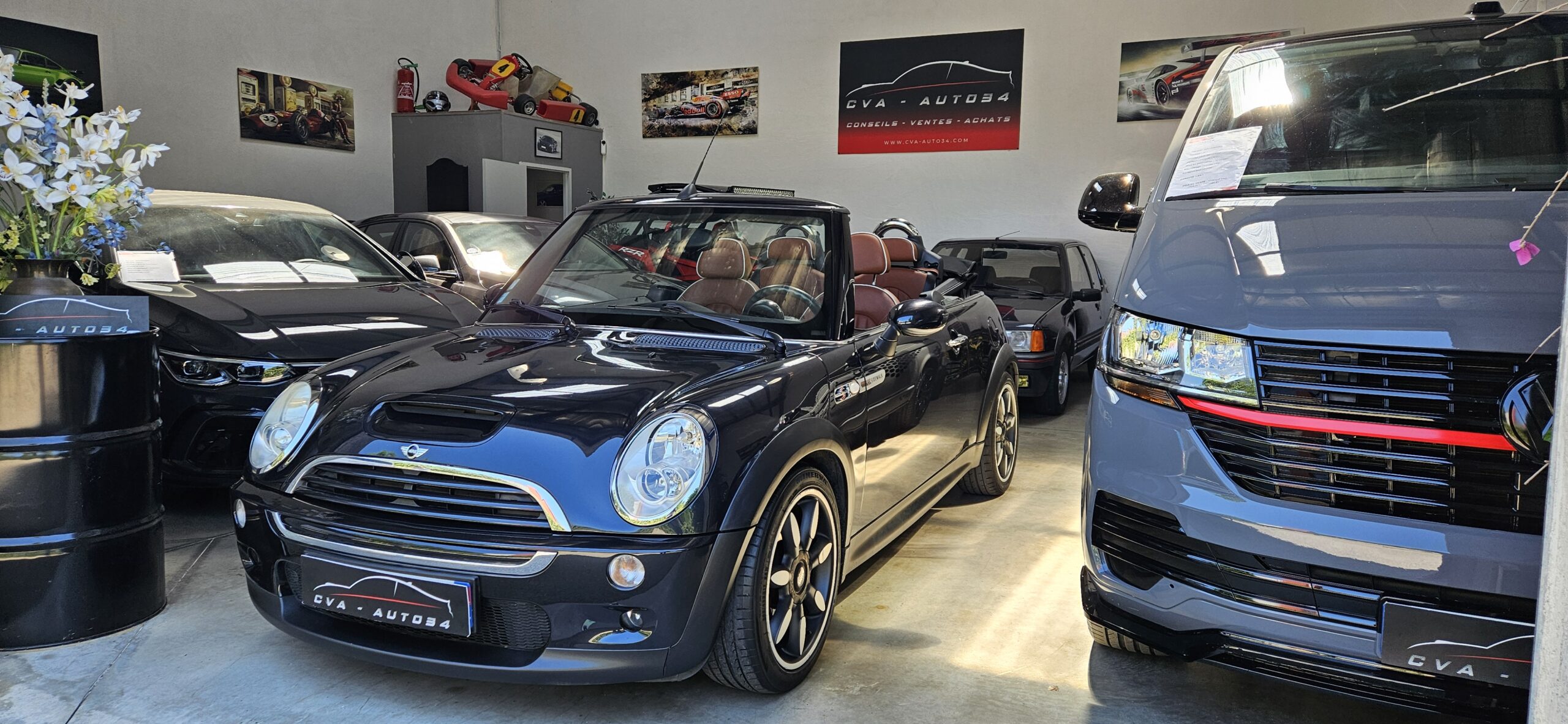 MINI CABRIOLET COOPER S 170CH SIDEWALK BOITE AUTO