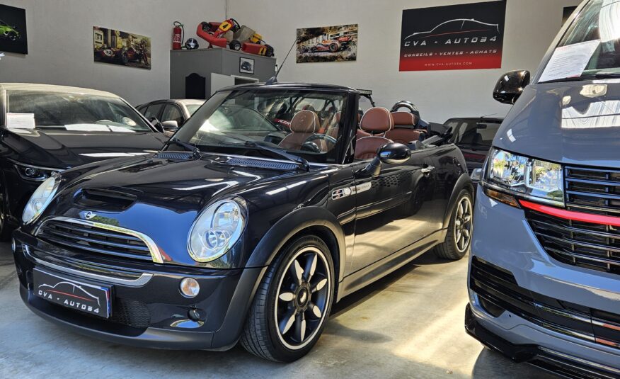 MINI CABRIOLET COOPER S 170CH SIDEWALK BOITE AUTO