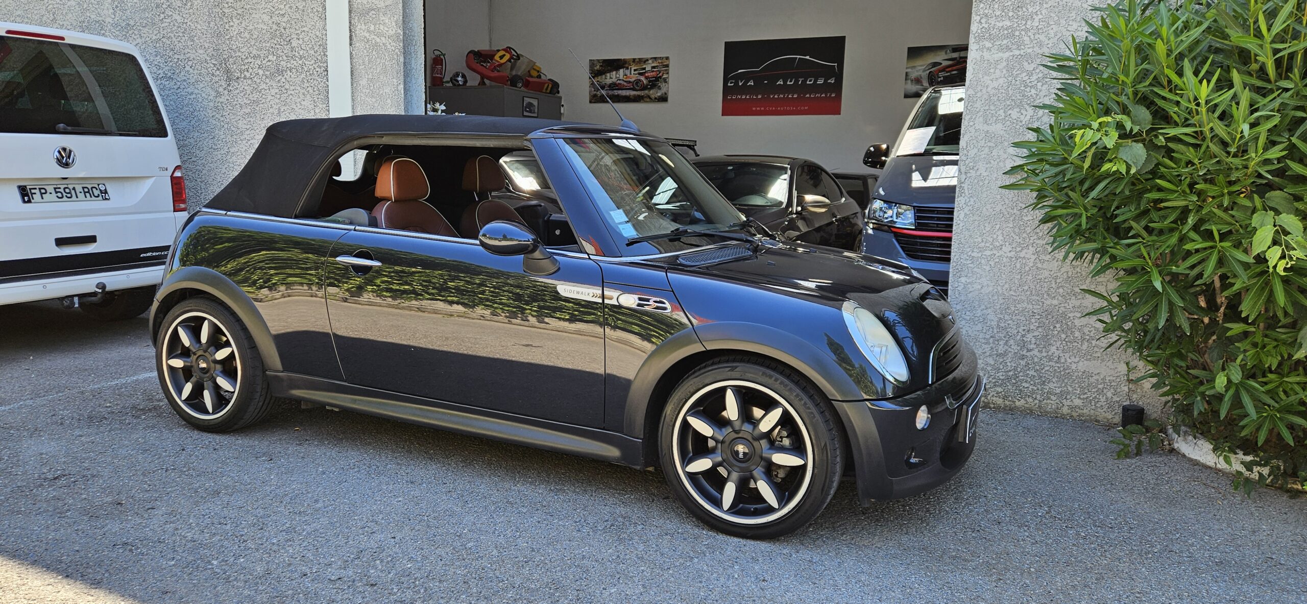 MINI CABRIOLET COOPER S 170CH SIDEWALK BOITE AUTO