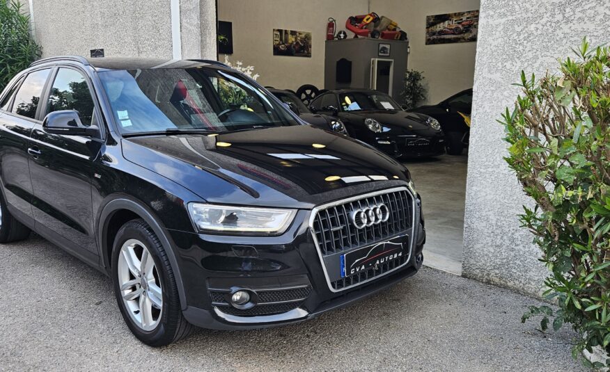 AUDI Q3 2.0L TDI 177 CH QUATTRO S-LINE S-TRONIC