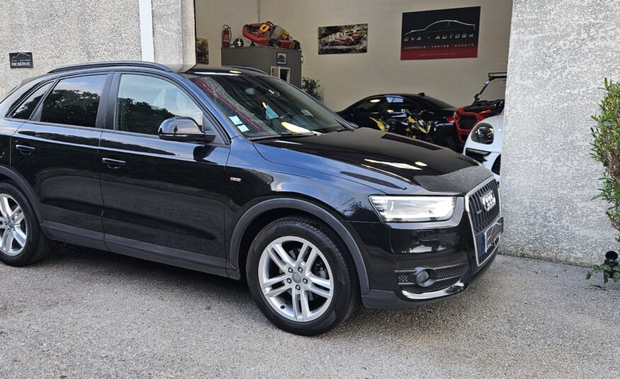 AUDI Q3 2.0L TDI 177 CH QUATTRO S-LINE S-TRONIC