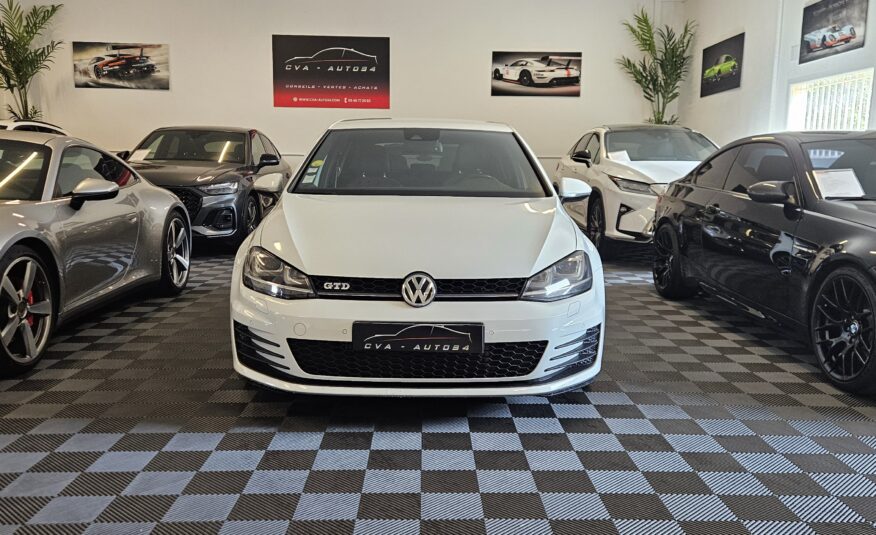 VOLKSWAGEN GOLF 7 GTD 2.0L TDI 184CH DSG